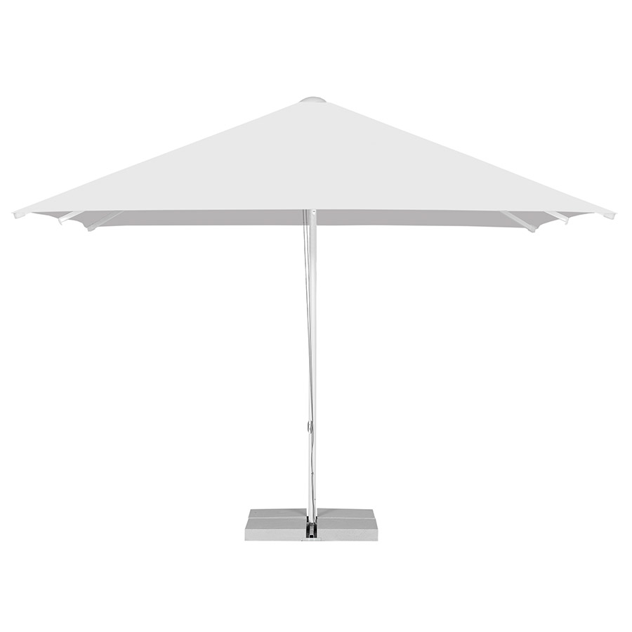 Twee graden gips angst CLASSIC parasol 3,5 X 3,5 M | Signproof.dk